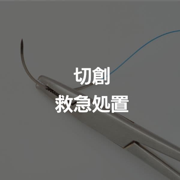 大阪市　救急処置　切り傷
